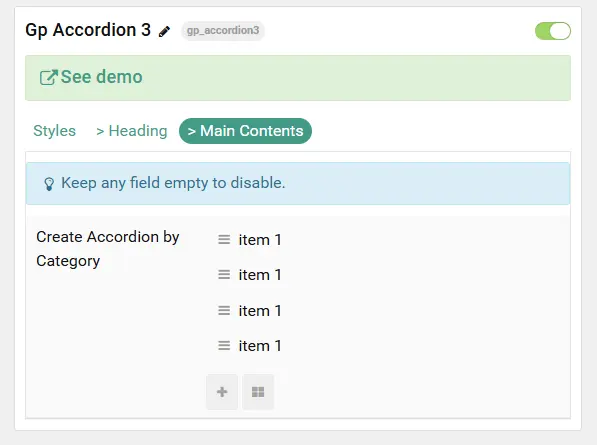 Accordion 3 - demo