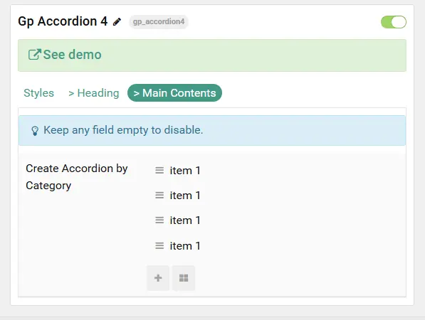 Accordion 4 - demo