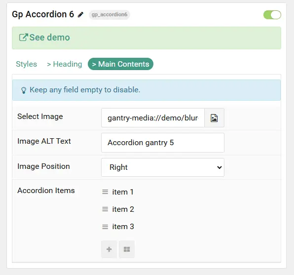 Accordion 6 - demo