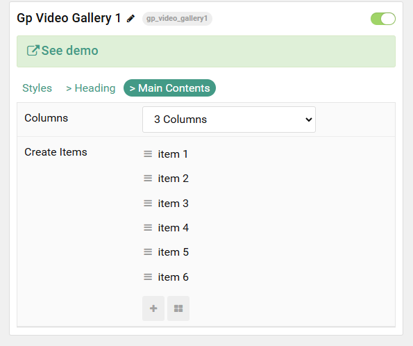 Video Gallery 1 - demo